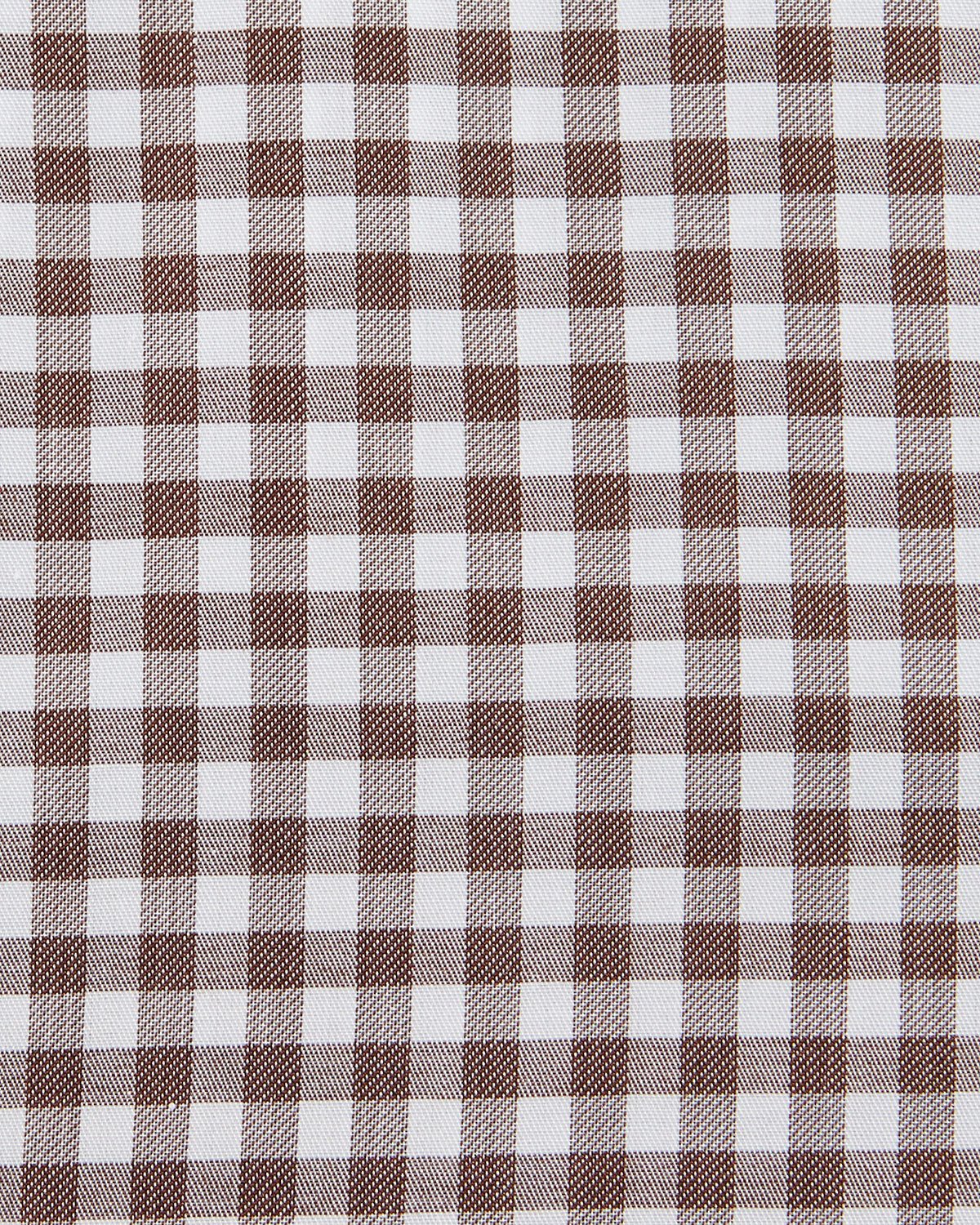 Gingham Woven Dress Shirt, Brown