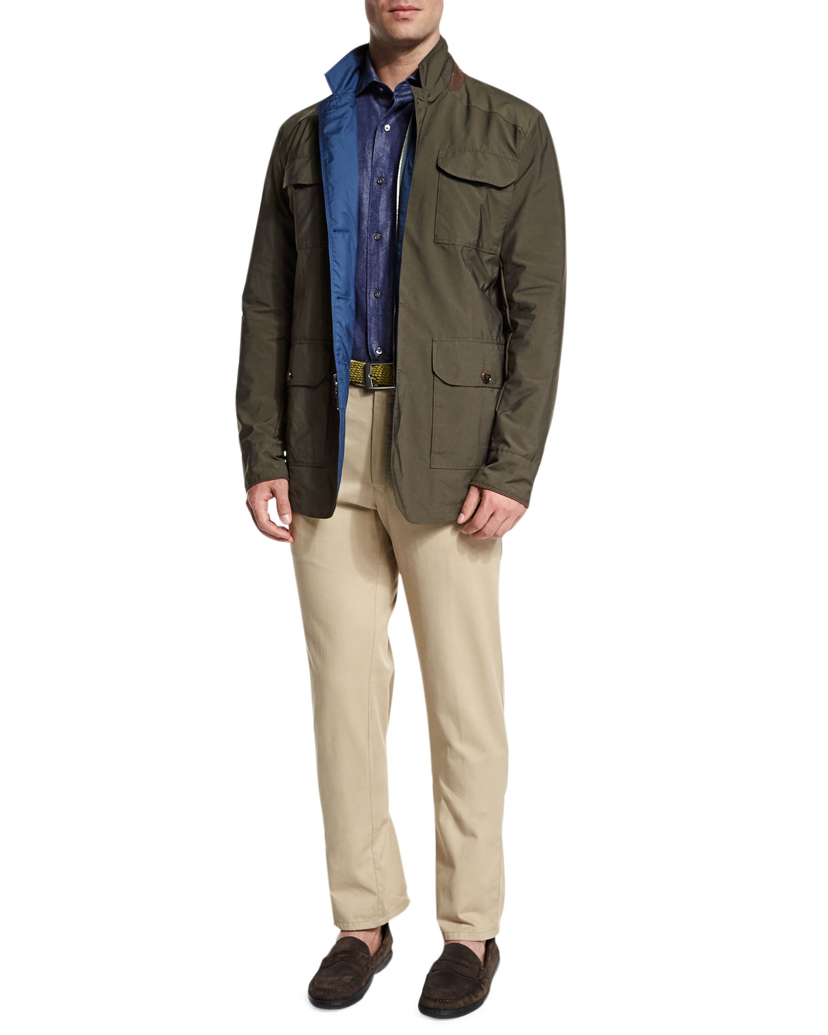Canton Reversible Field Jacket, Olive