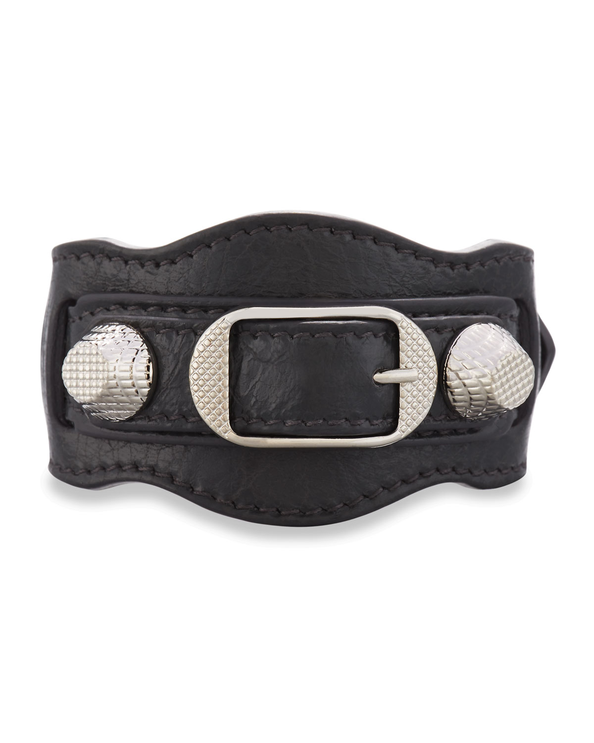 Giant 12 Leather Buckle Bracelet