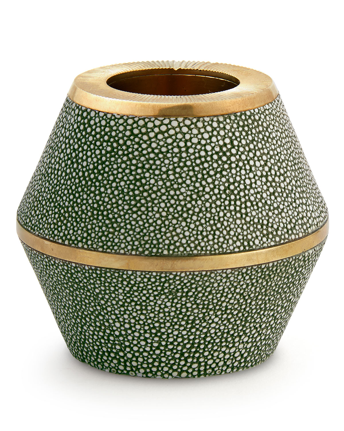 Faux-Shagreen Cone Match Striker