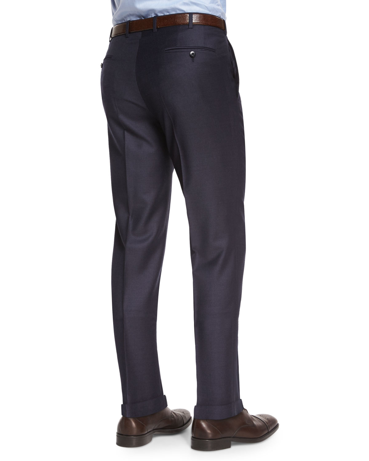 Trofeo Yarn-Dye Trousers, Navy