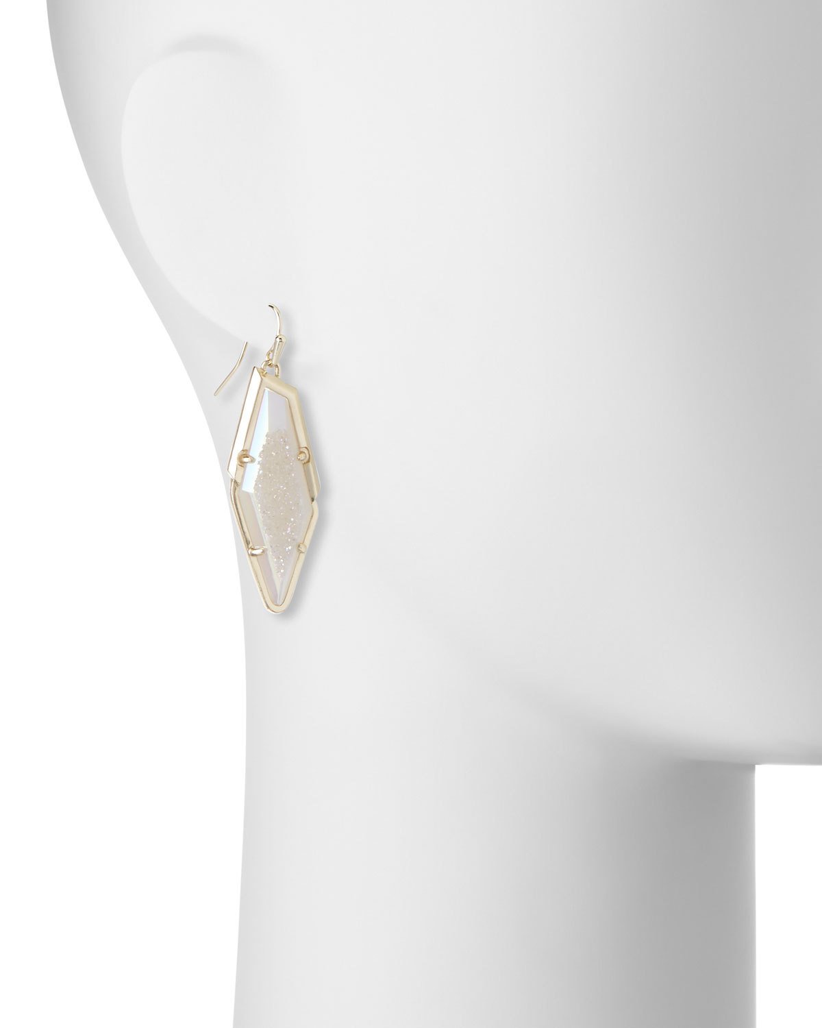 Bex Statement Drop Earrings, Clear