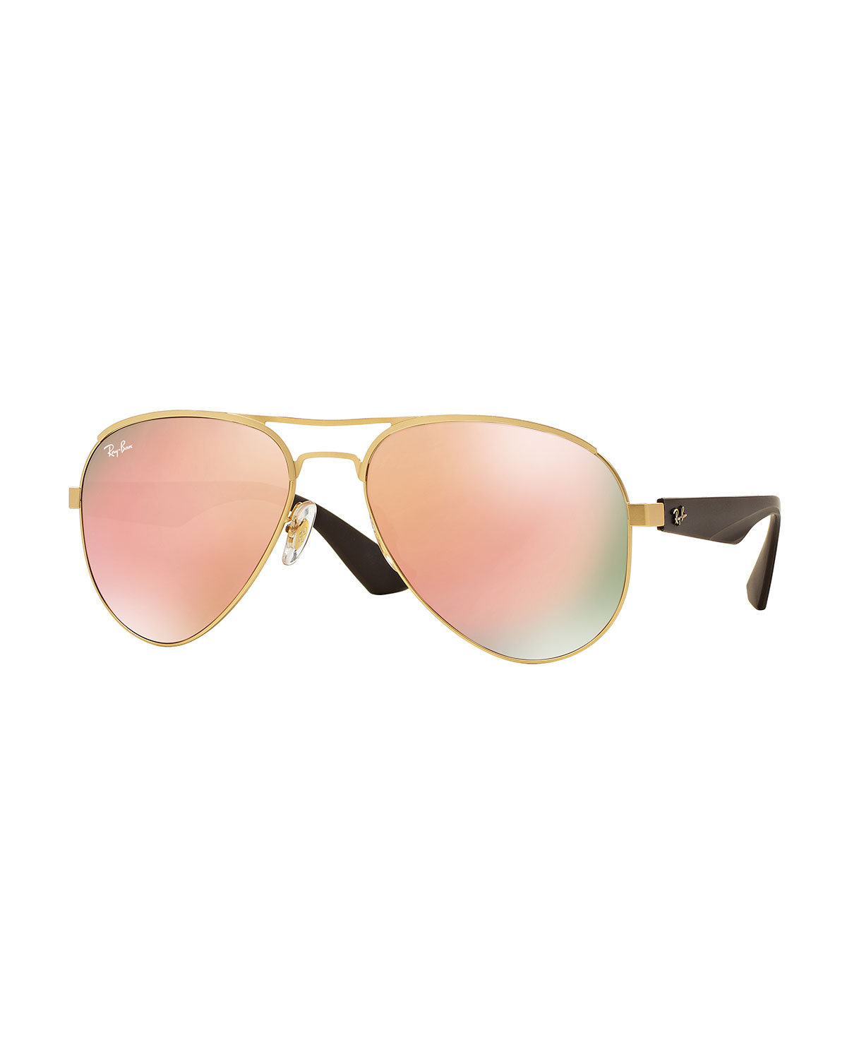 Aviator Sunglasses with Mirrored Lenses