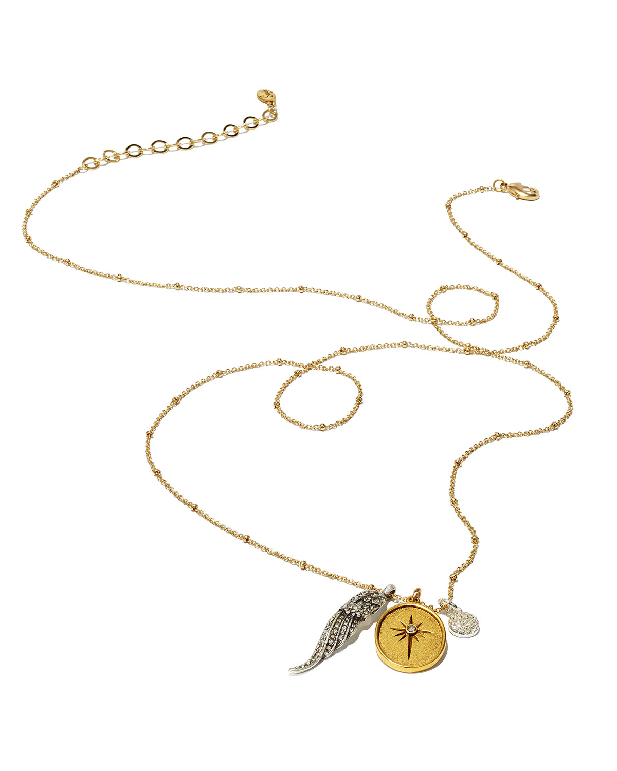 Golden Two-Tone Talisman Necklace