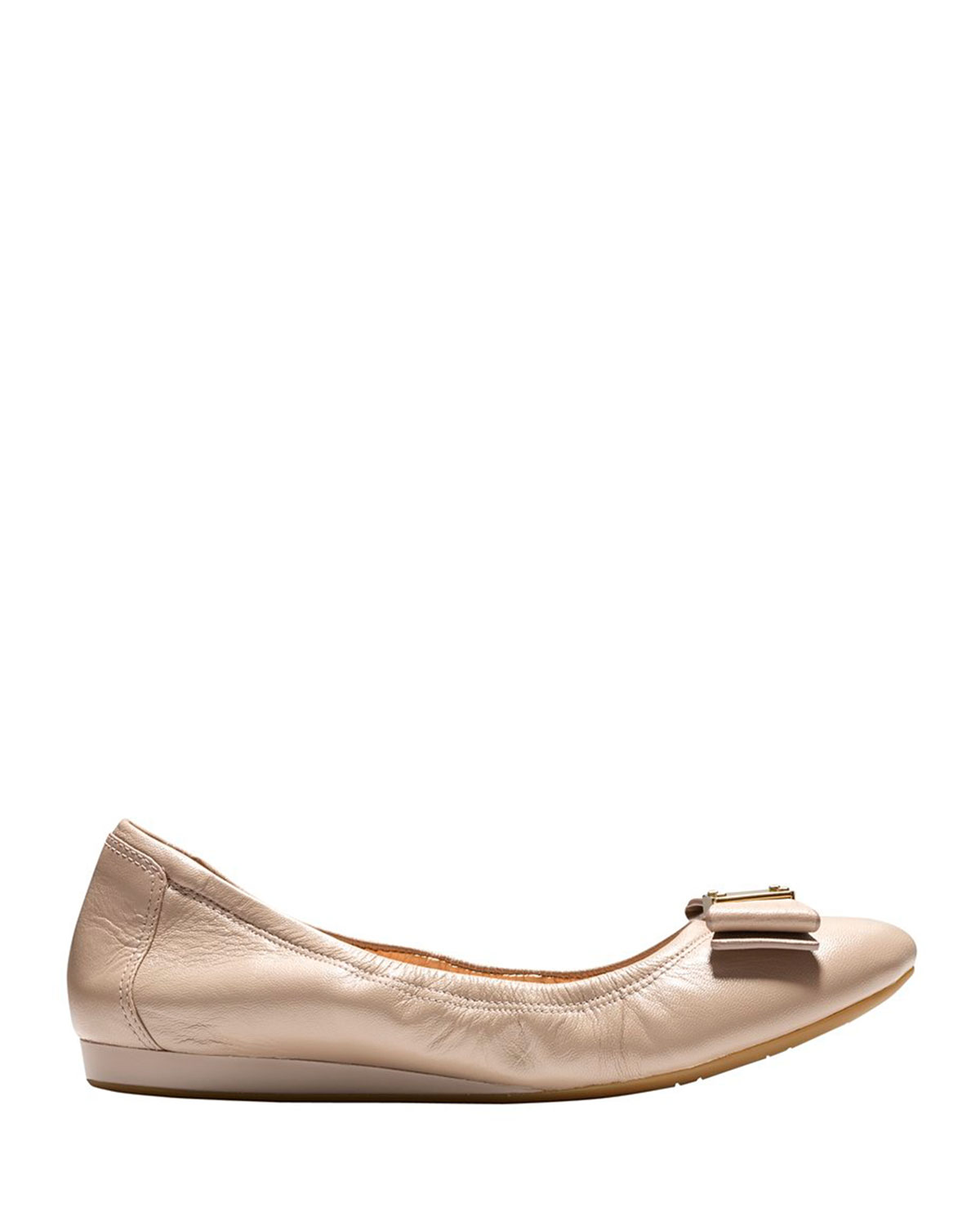 Tali Bow Ballet Flat, Maple Sugar