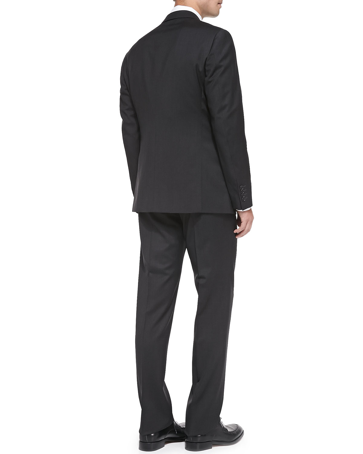 Wool Basic Suit, Gray