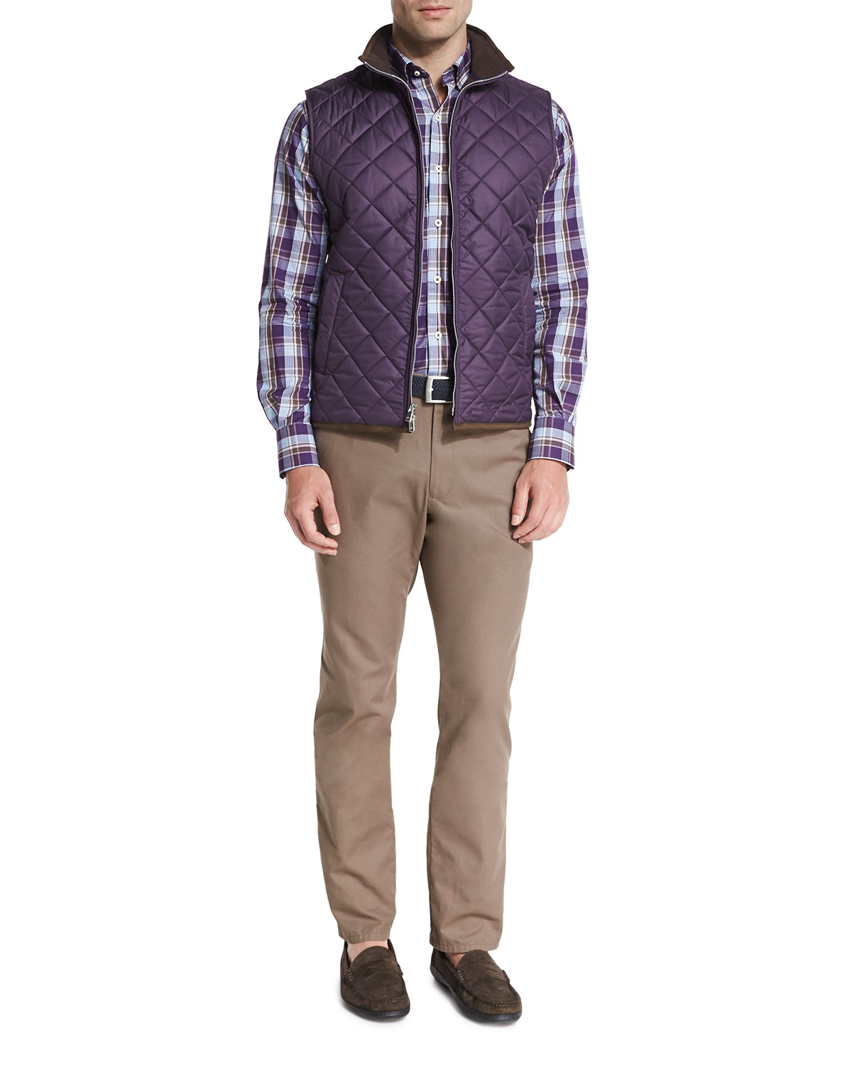 Autumn Plaid Oxford Shirt, Snap Dragon