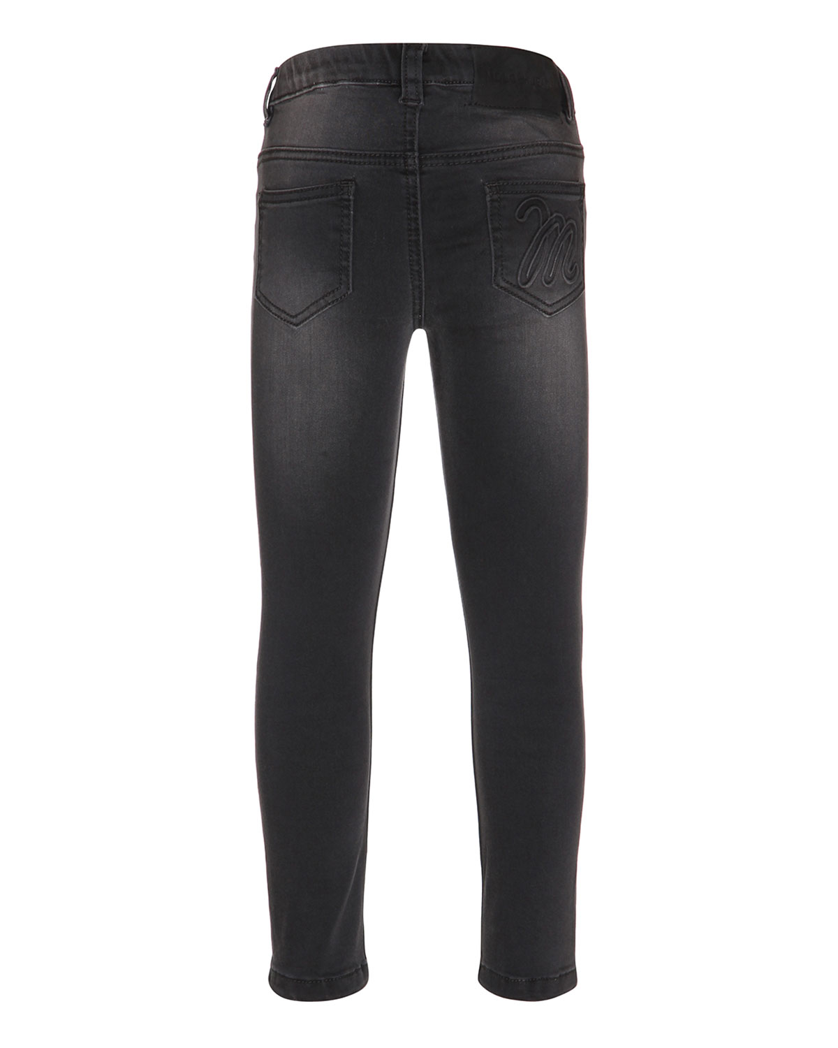 Aida Denim Stretch Leggings, Black, Size 3-14