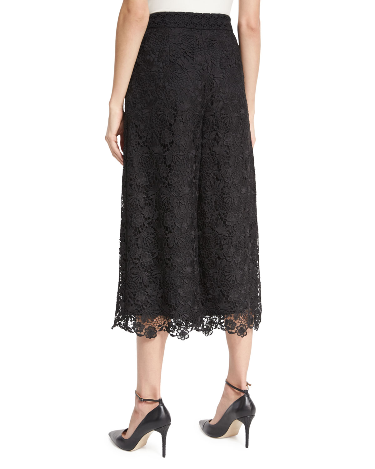 Holly Lace Culottes, Black