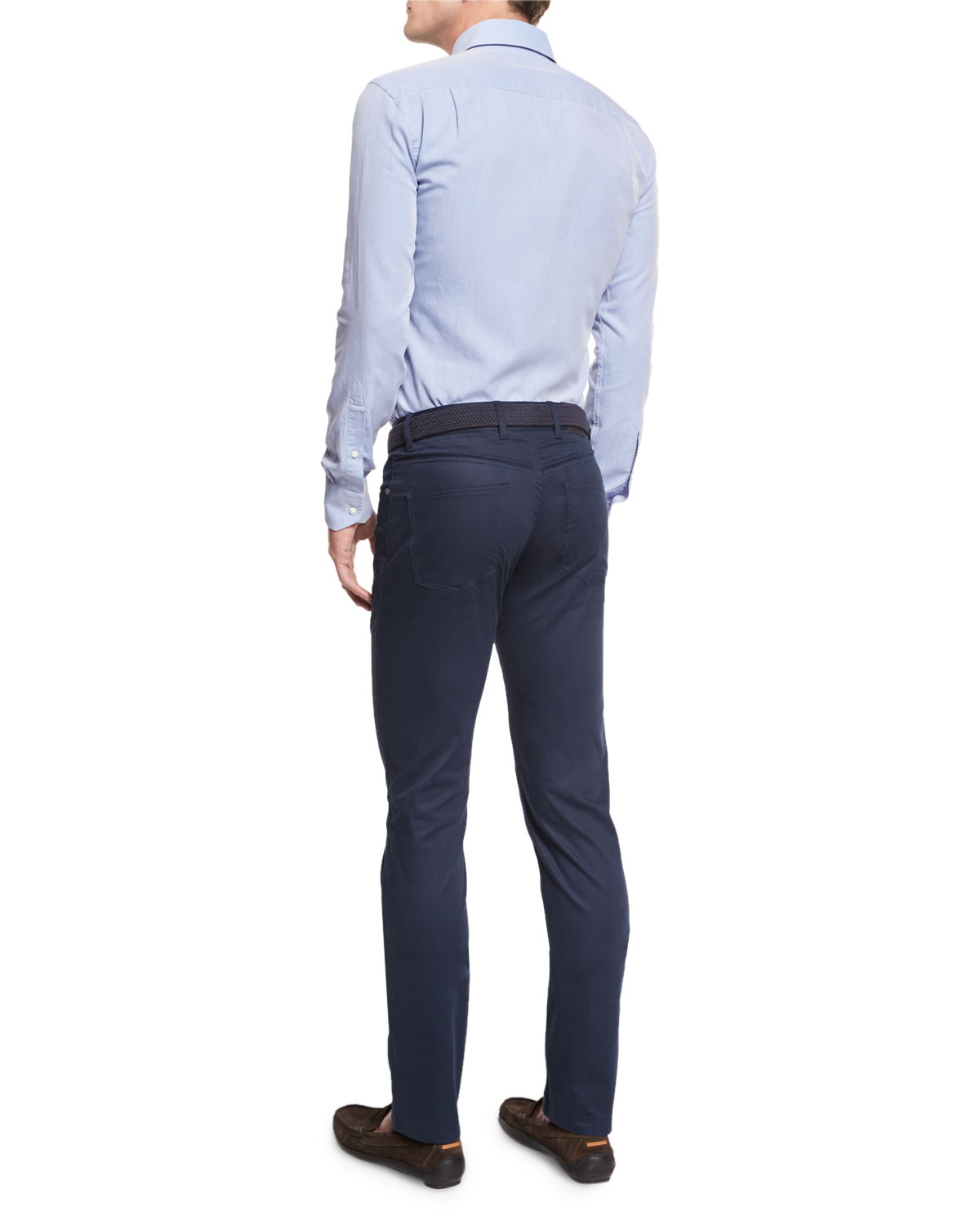 Collection Perfect Pinpoint Dress Shirt, Blue Ceillo