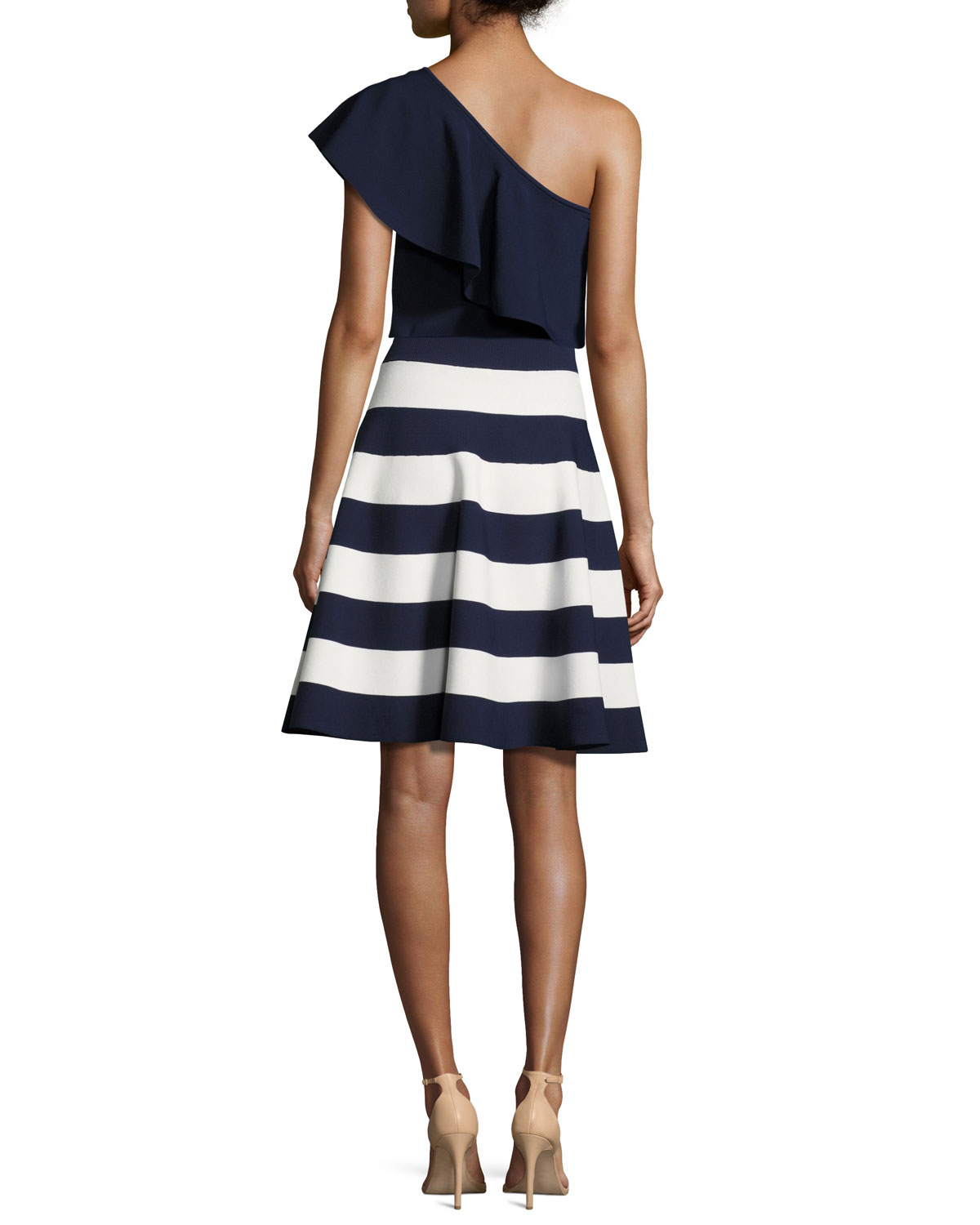 One-Shoulder Flounce Top