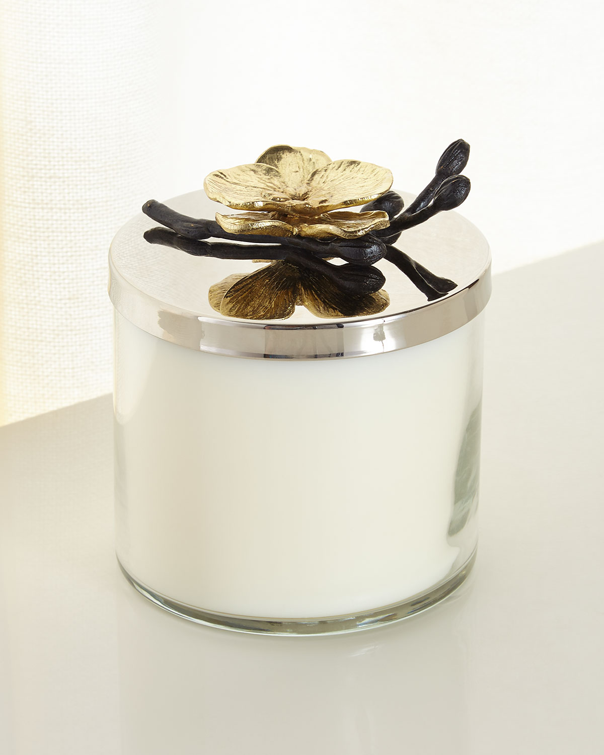 Gold Orchid Candle