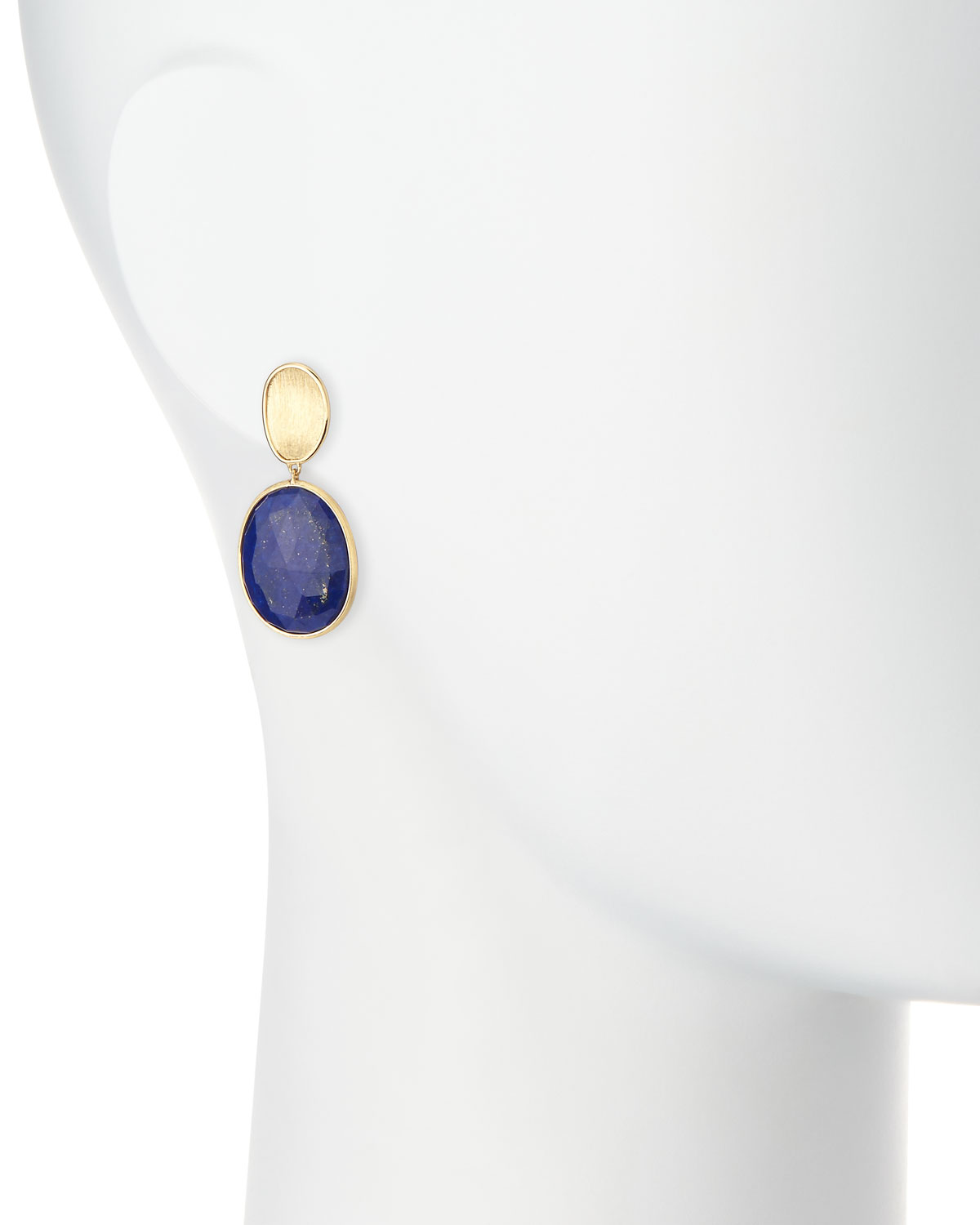 Lunaria Lapis Drop Earrings