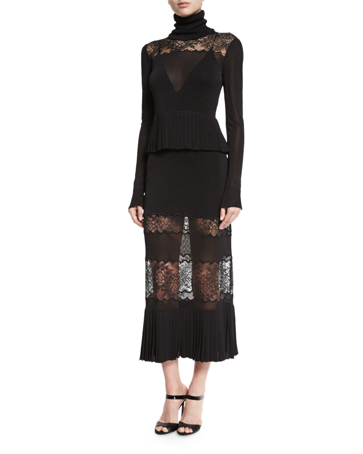Rikki Paneled Lace Maxi Skirt