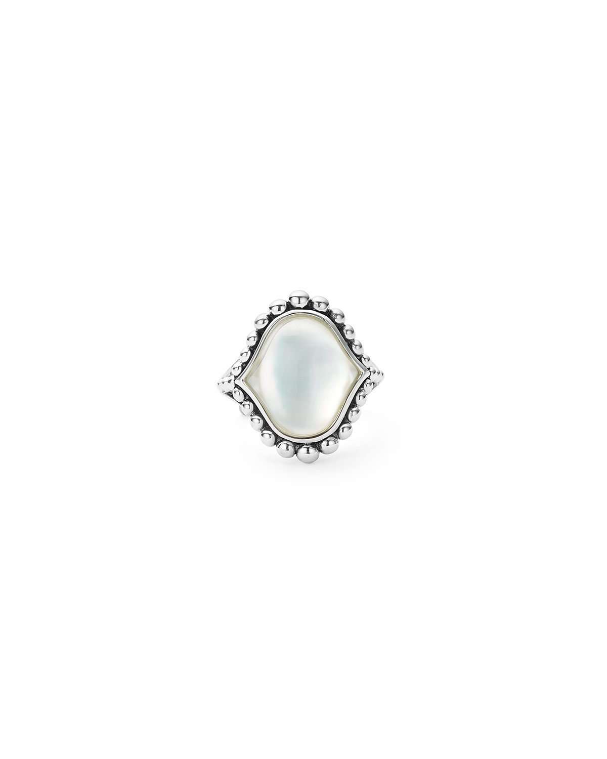 Contessa Mother-of-Pearl Caviar Ring