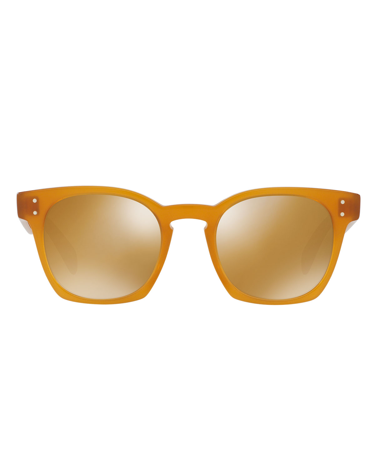 Byredo Square Mirrored Sunglasses, Orange