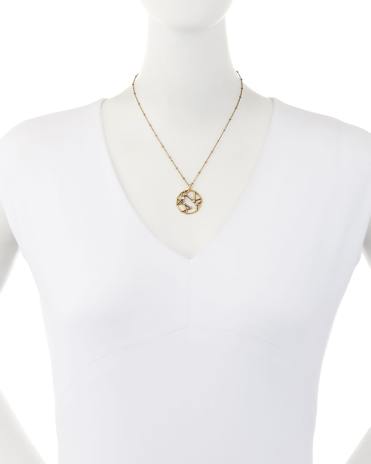 Astrological Sign Pendant Necklace