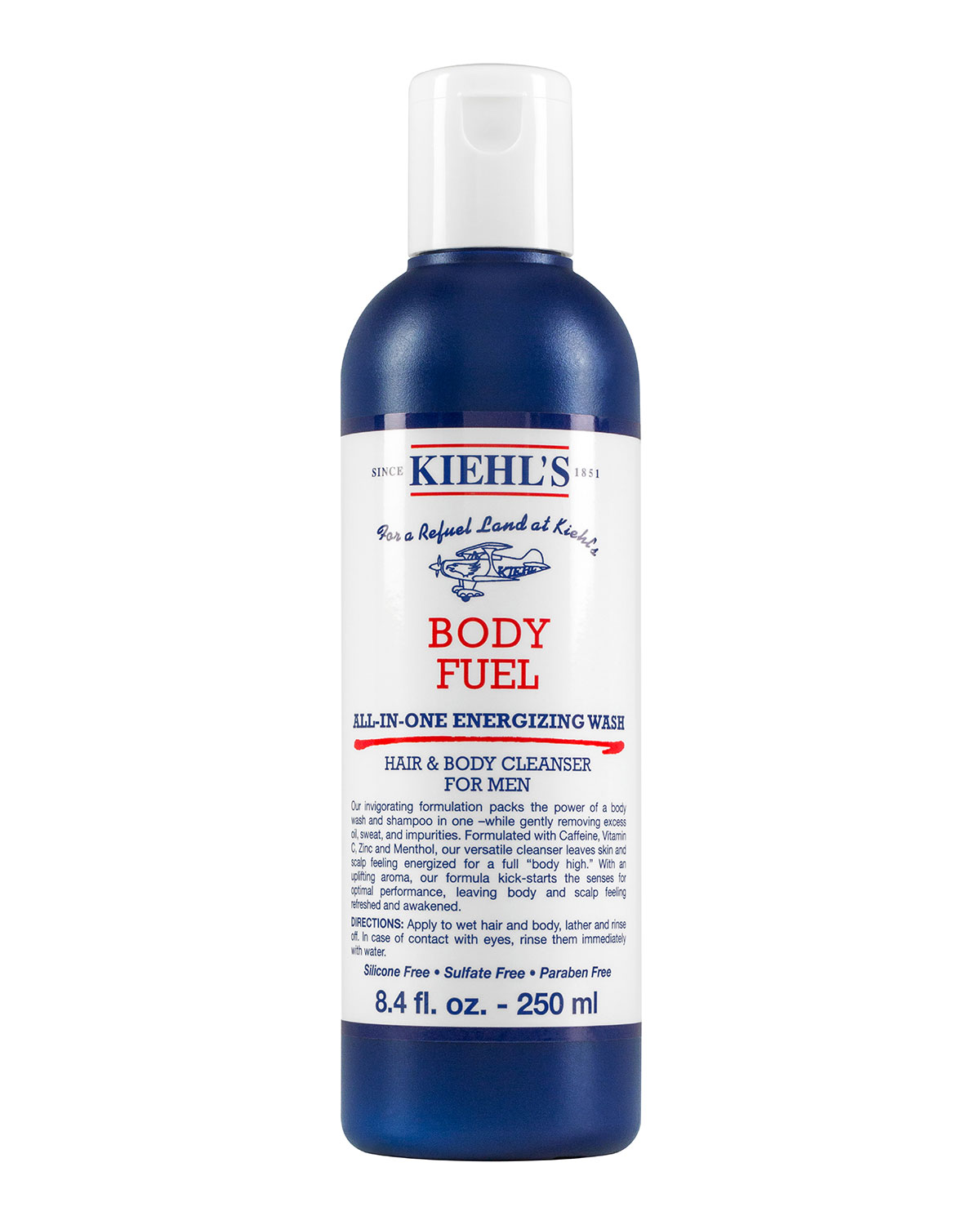 Body Fuel All-In-One Energizing Wash for Hair and Body, 2.5 oz.