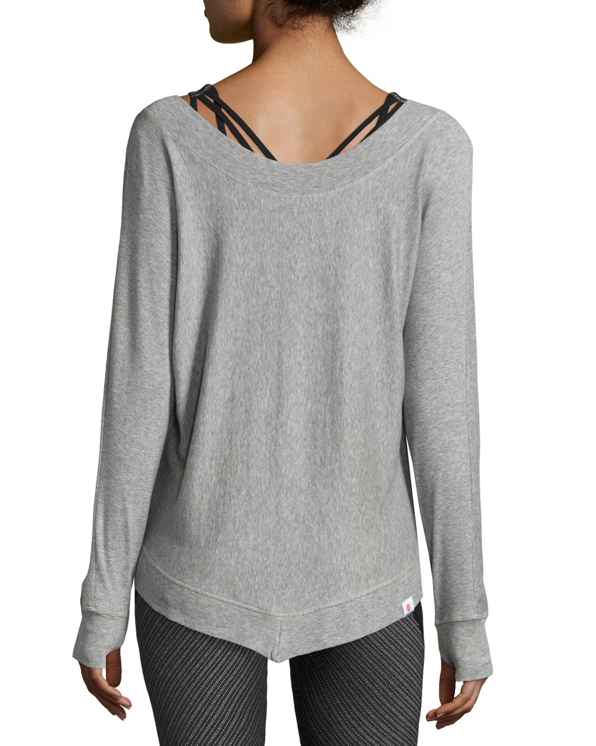 Serenity V-Neck Sweatshirt, Gray