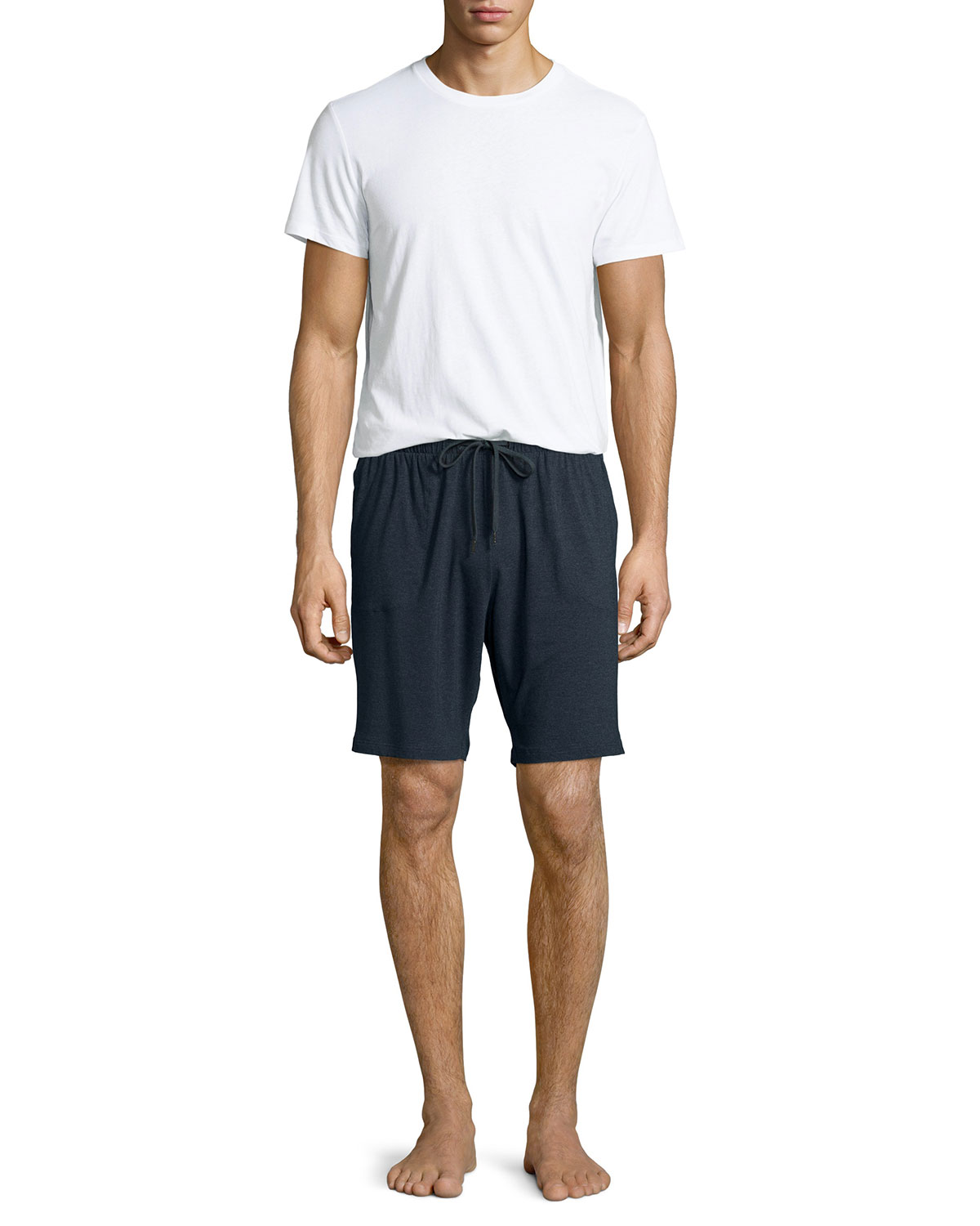 Jersey Lounge Shorts, Charcoal