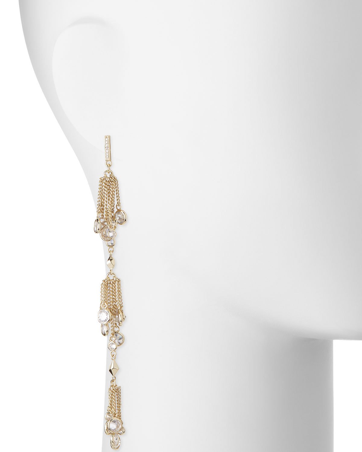 Talullah Crystal Tassel Drop Earrings