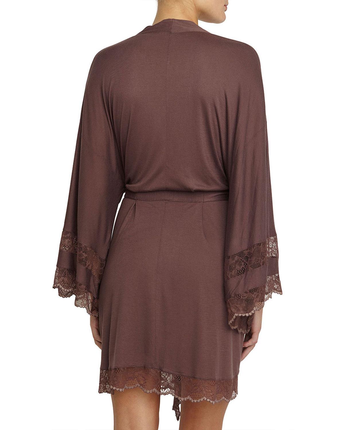 Saskia Kimono Robe, Chestnut