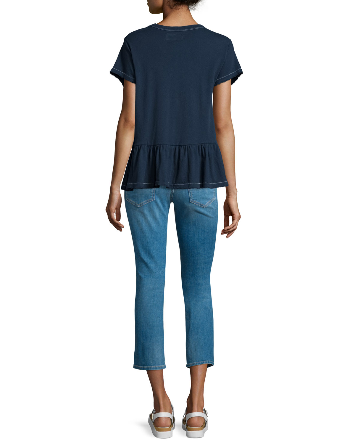 The Ruffle Short-Sleeve Tee