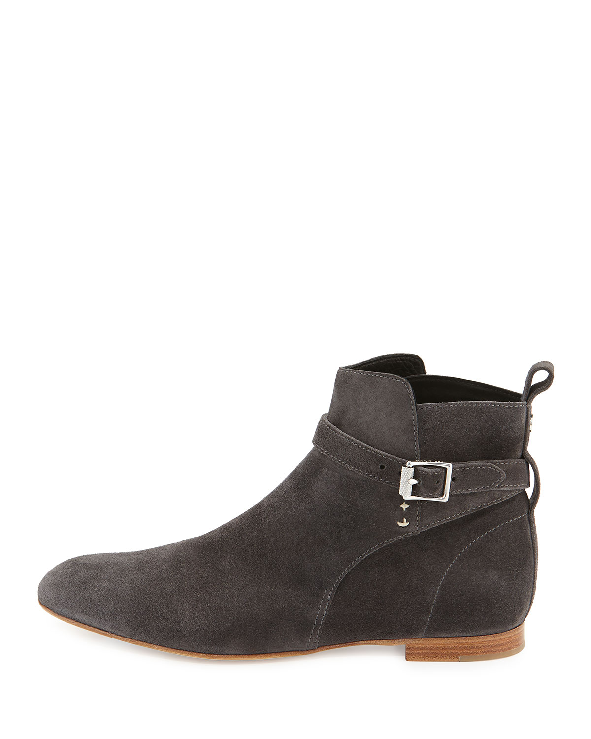 Nolan Suede Ankle Boot, Asphalt