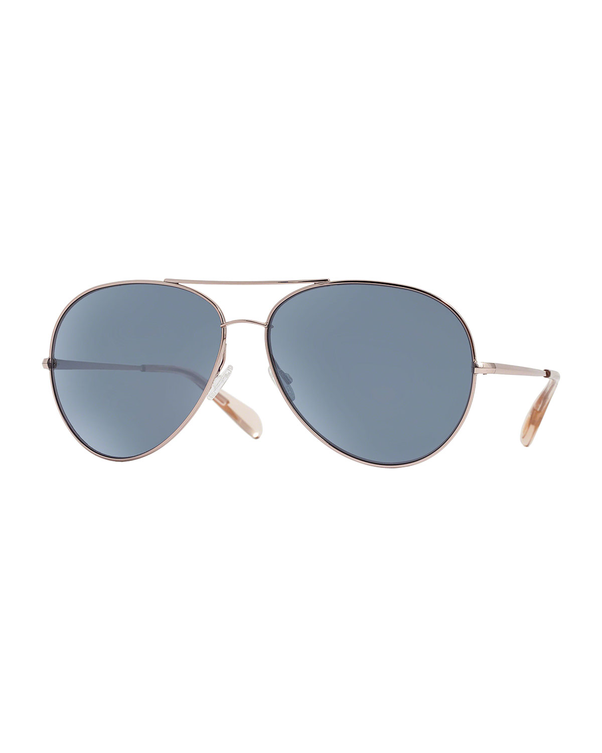 Sayer Oversized Mirrored Aviator Sunglasses