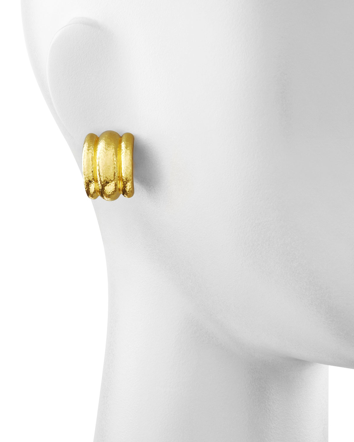 Amalfi 19k Gold Huggie Earrings