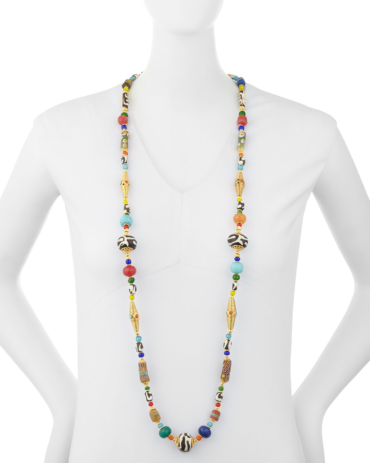 Long Beaded Necklace