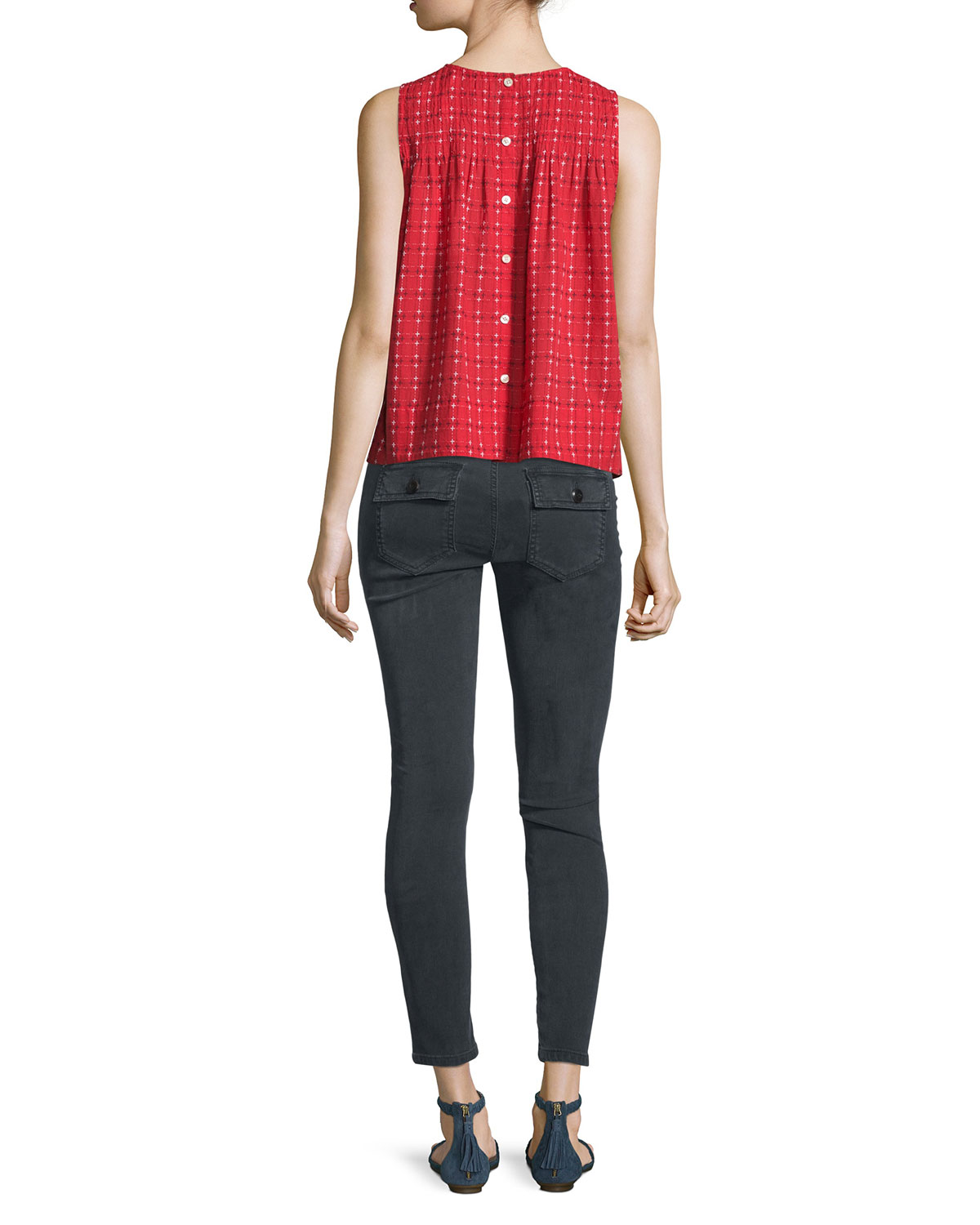 The Skinny Armies Pant, Washed Black