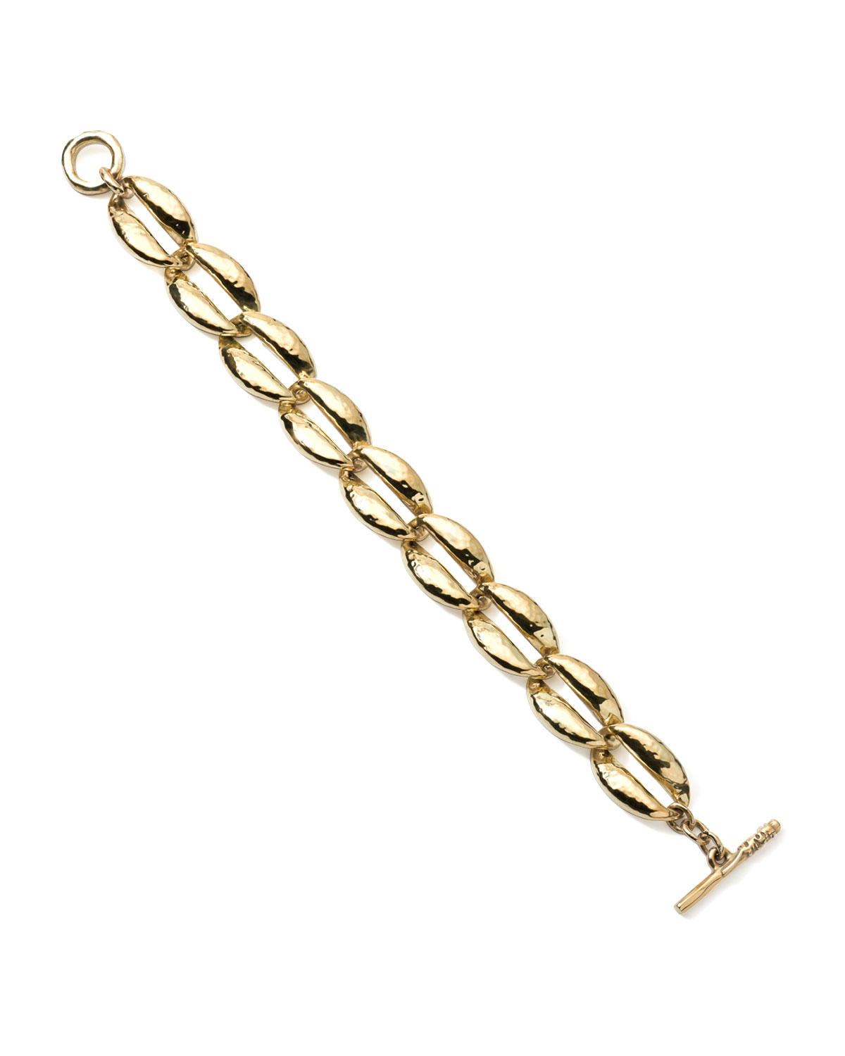 18K Gold Glamazon Coffee Bean-Link Bracelet