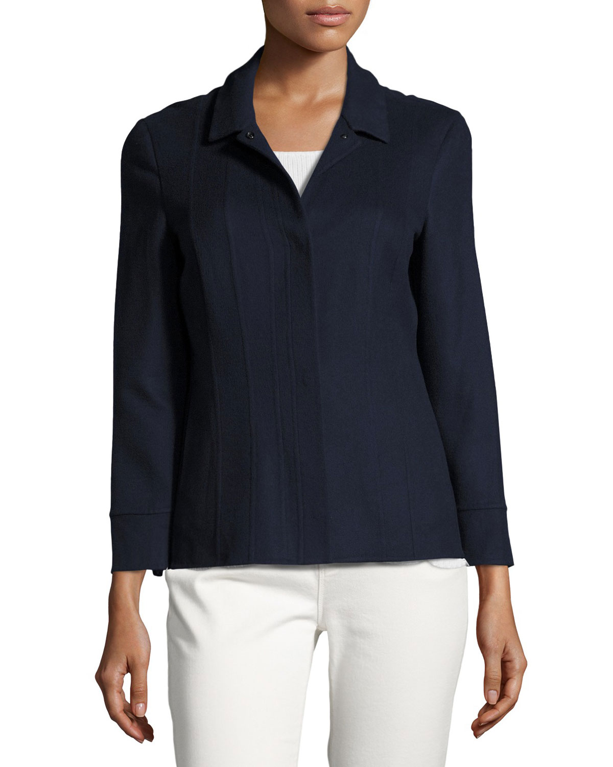 Girocollo Leaf Caye Cashmere Jacket