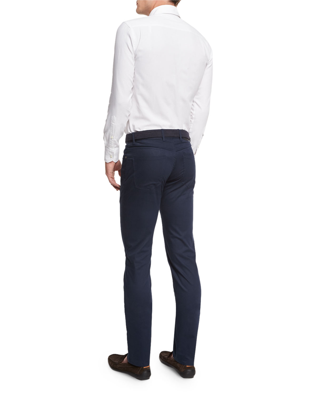 Collection Perfect Pinpoint Dress Shirt, White