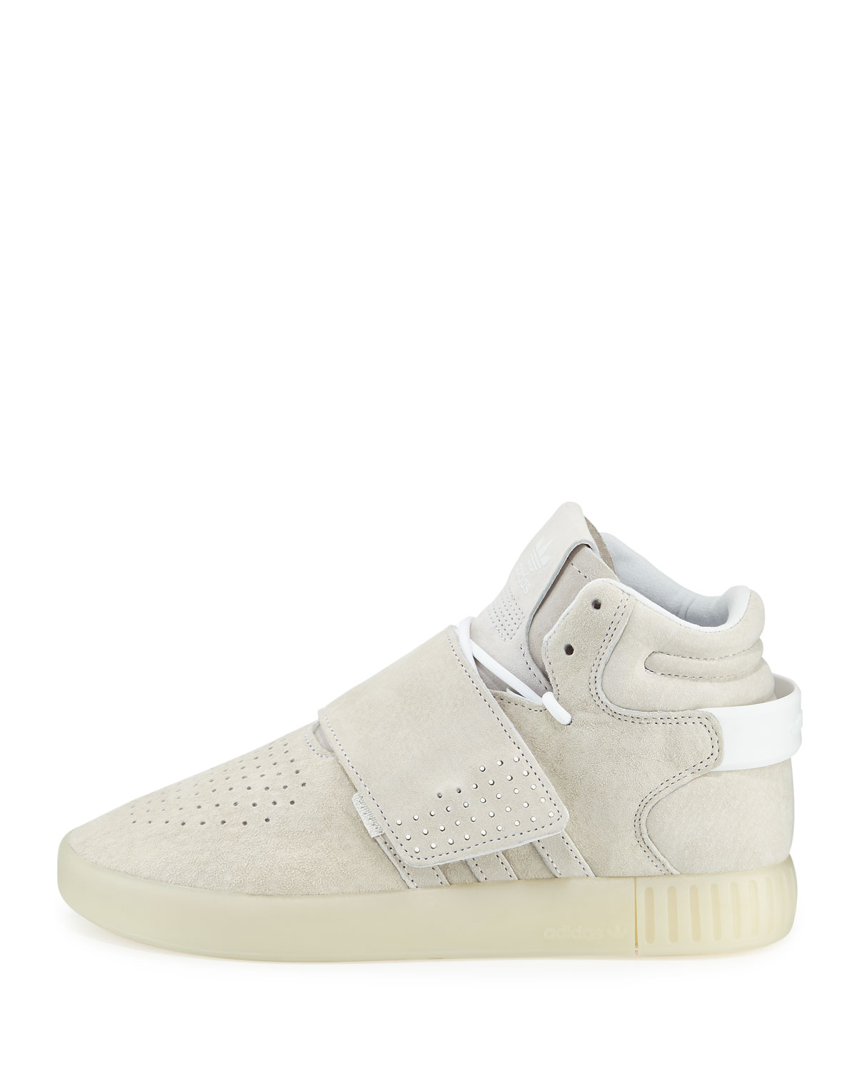 Tubular Invader Strap Sneaker, White