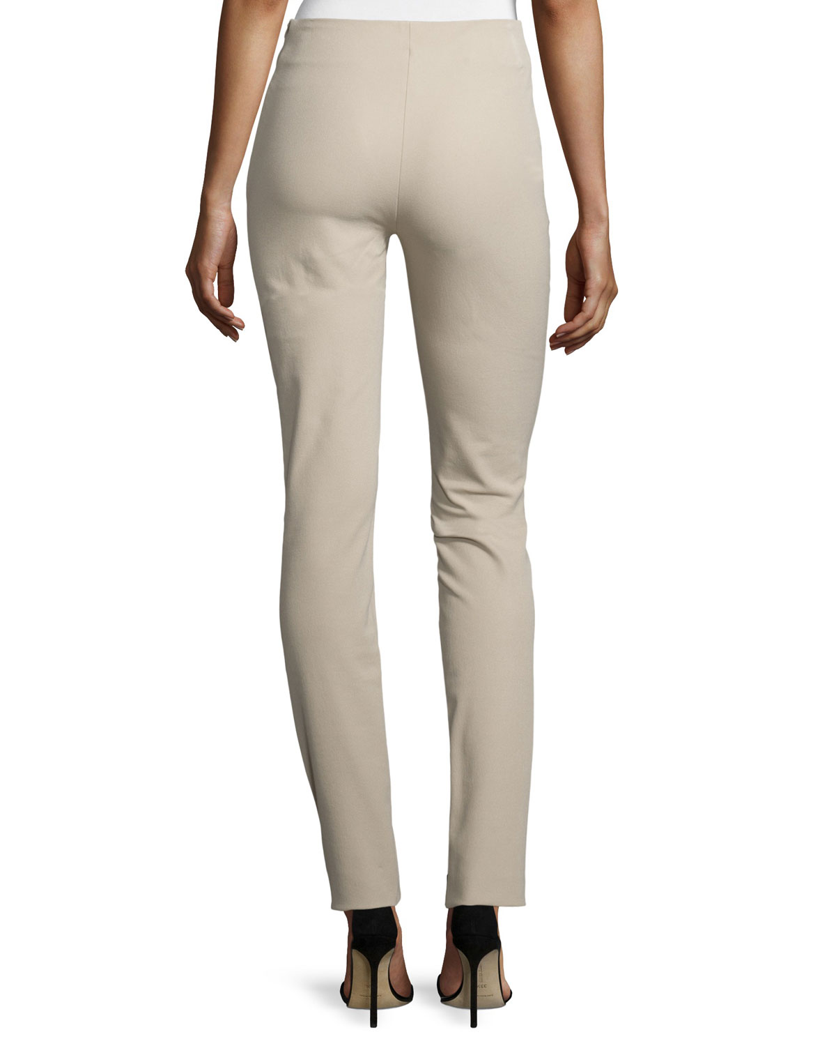 Tony Zip-Trim Stretch Leggings