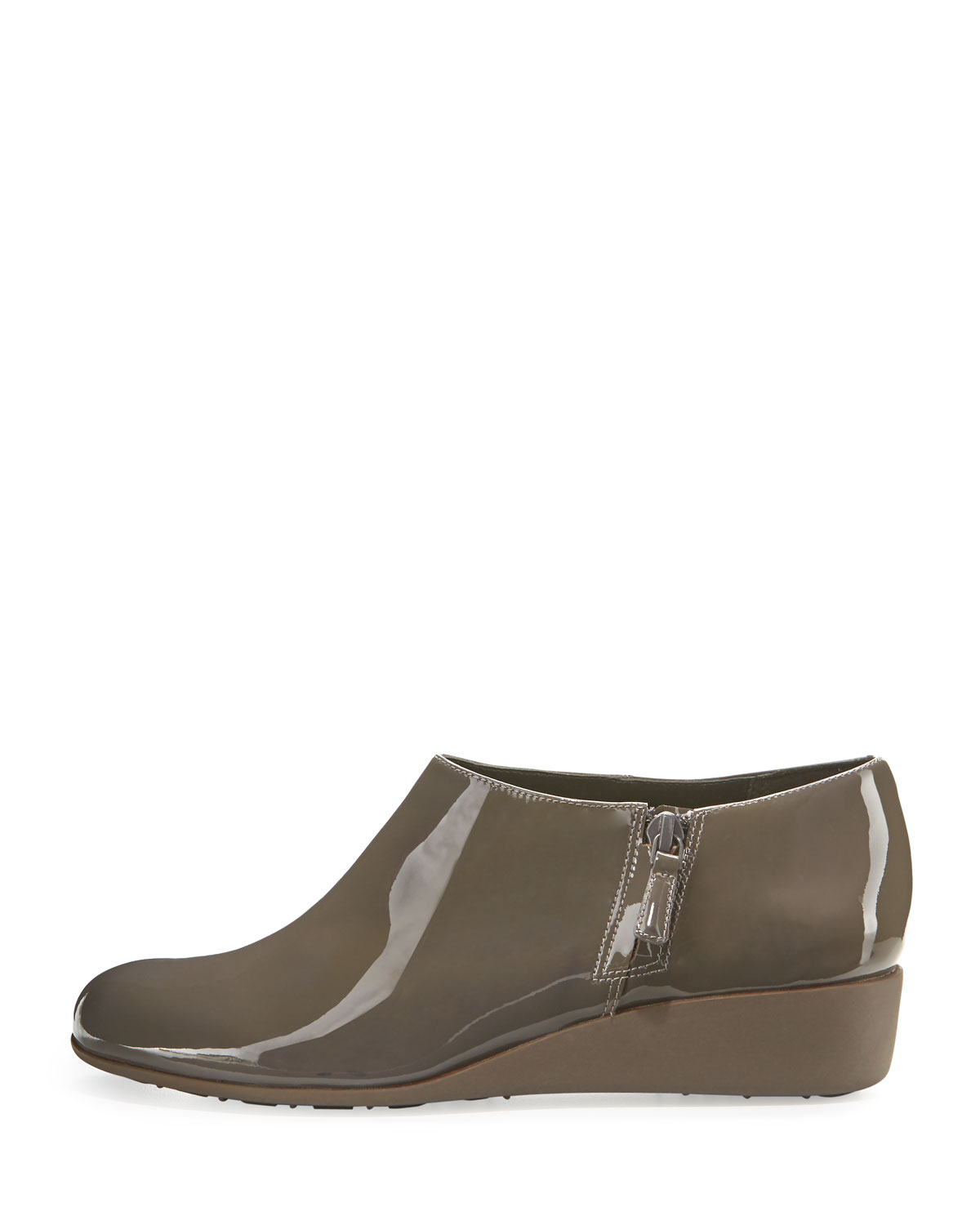 Callie Grand.OS Patent Rain Shoe, Storm Cloud Gray