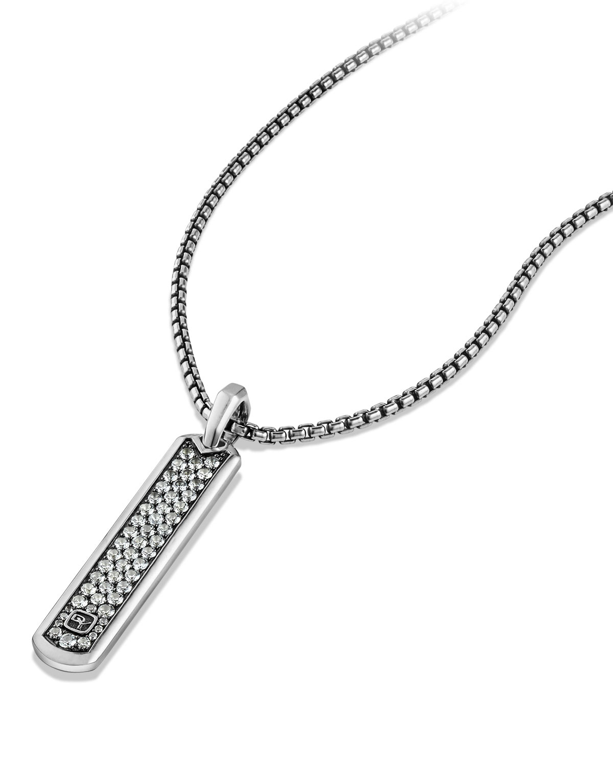 Ingot Sapphire Dog Tag