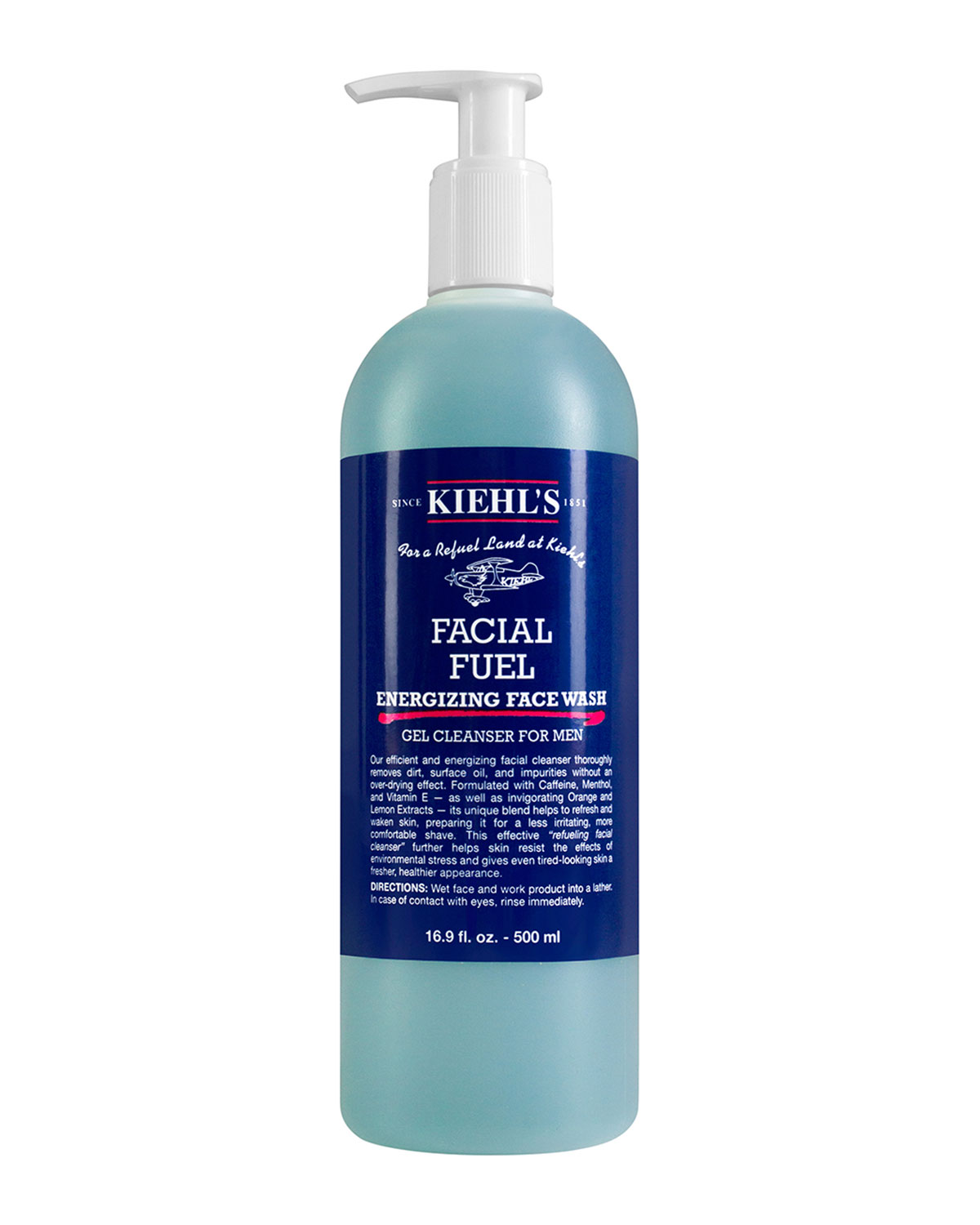 Facial Fuel Energizing Face Wash Gel Cleanser For Men, 8.4 fl. oz.