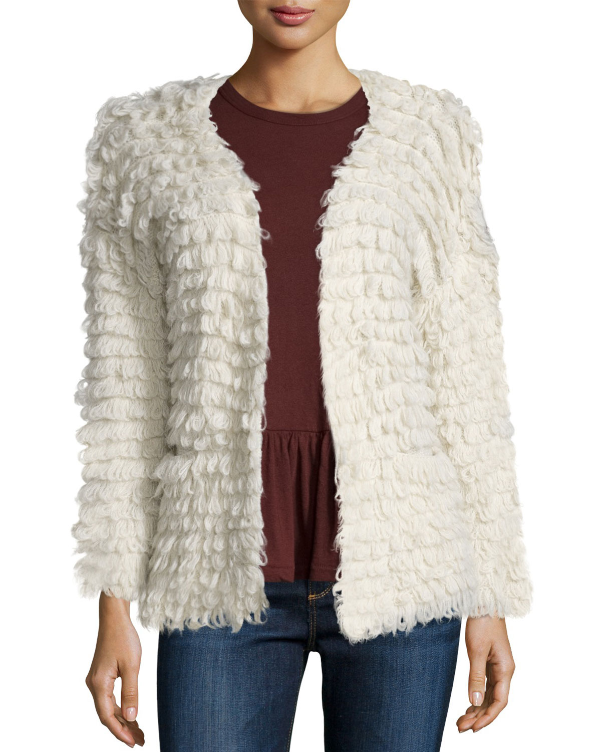 The Short Monster Jacket, Cream