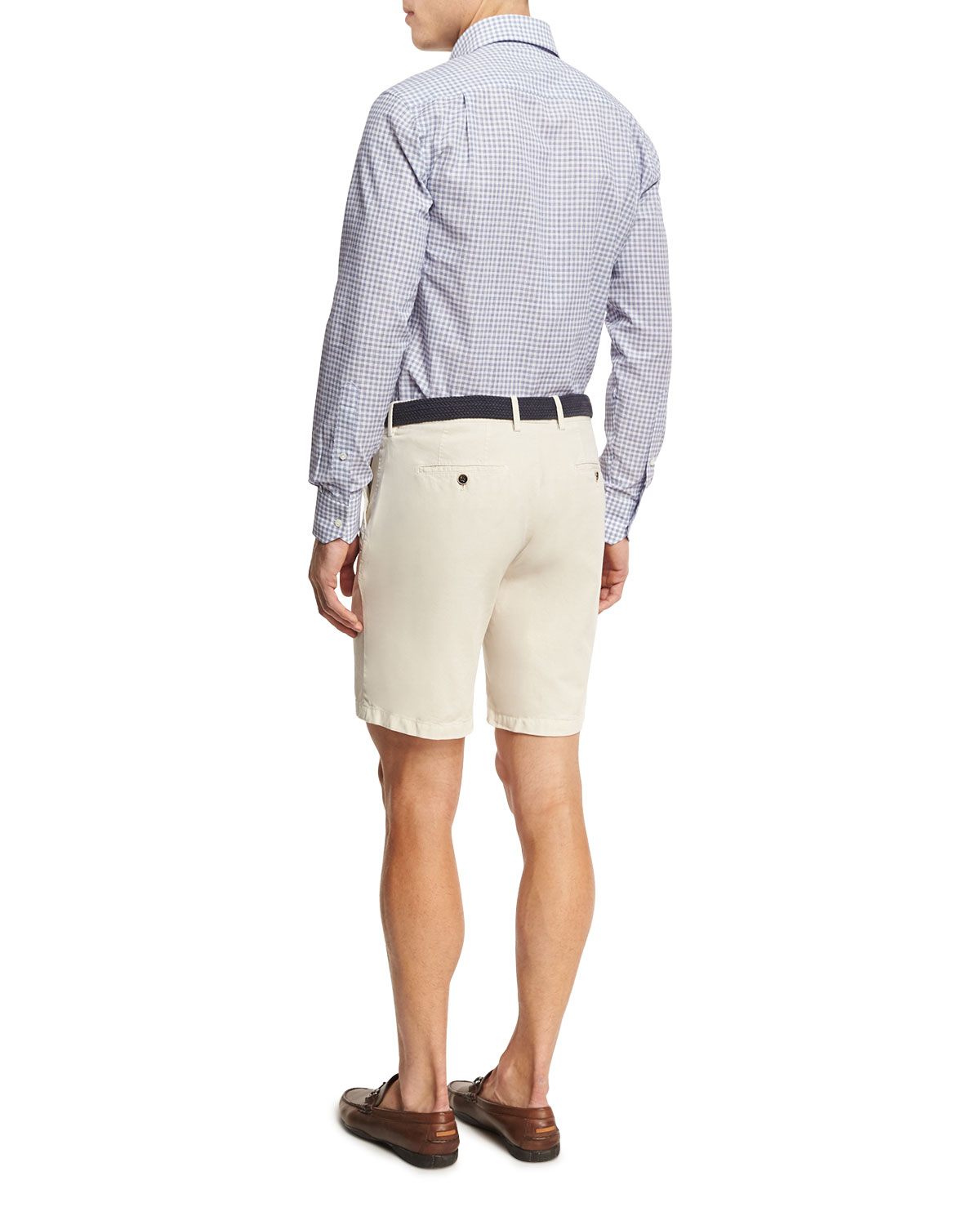 Côte d'Azur Check Sport Shirt, Blue
