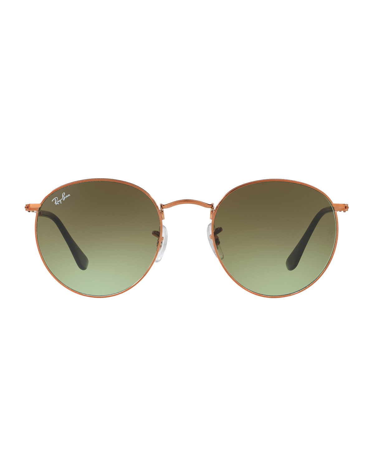 Gradient Round Metal Sunglasses