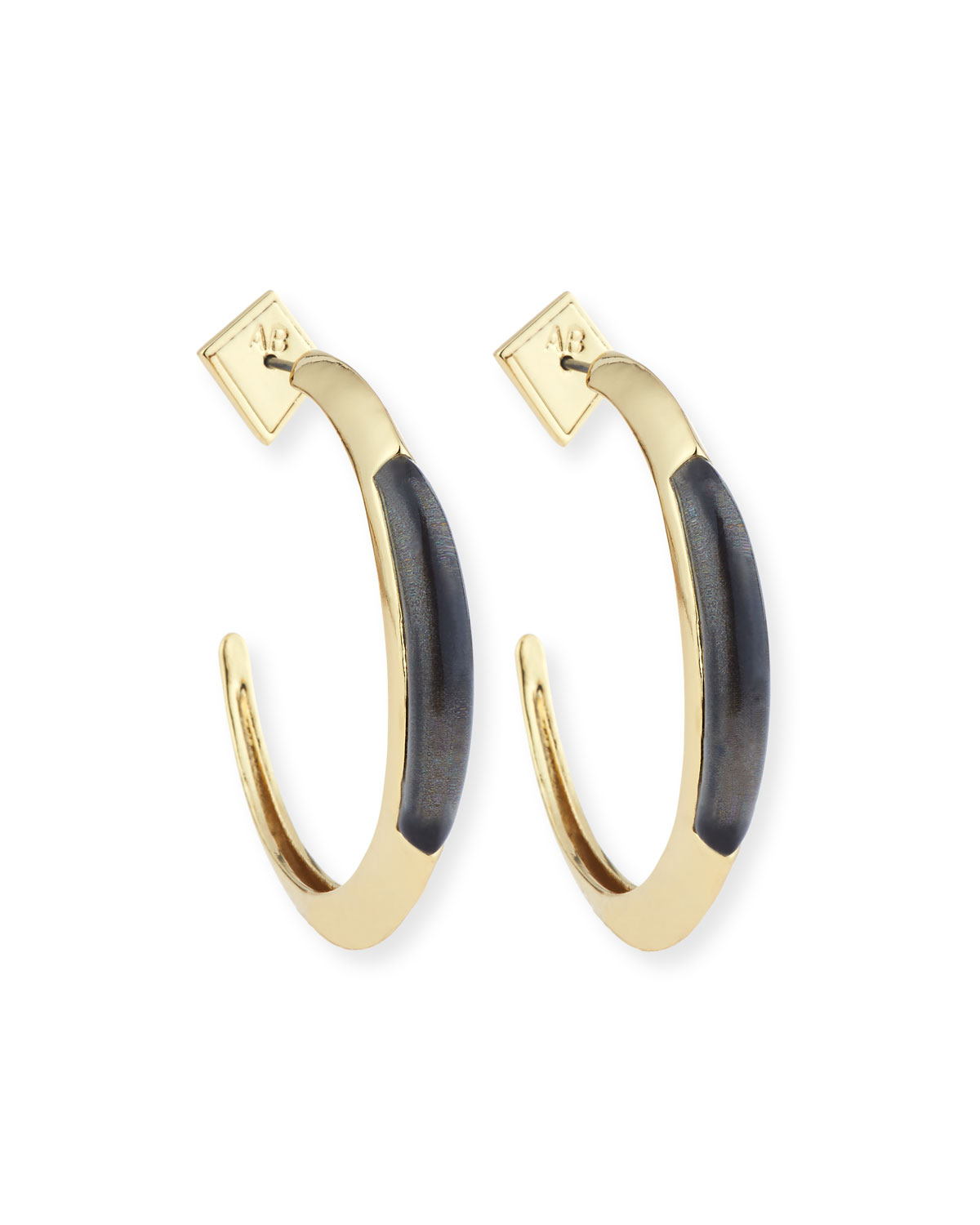 Crescent Hoop Earrings