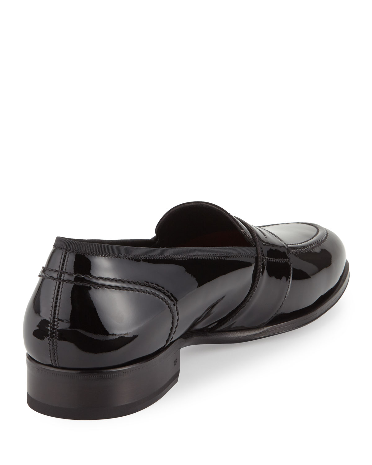 Taylor Patent Leather Penny Loafer, Black