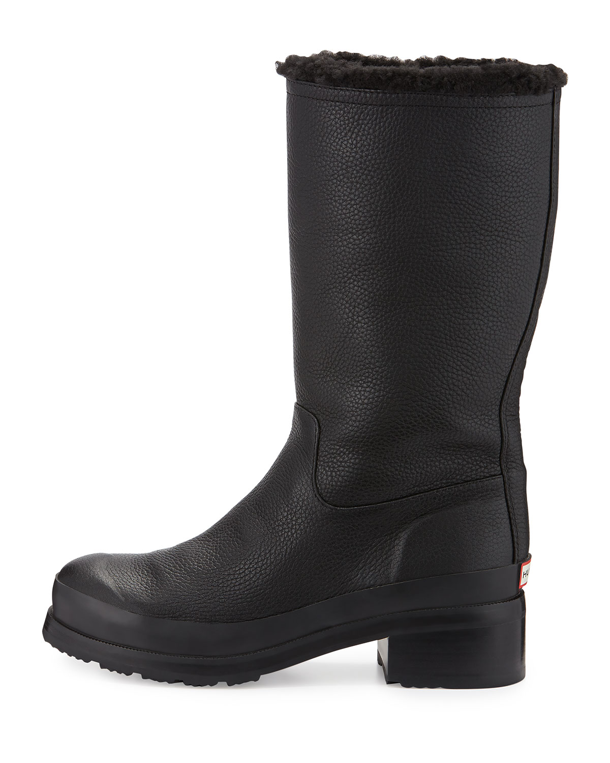 Original Shearling-Lined Pull-On Boot, Black