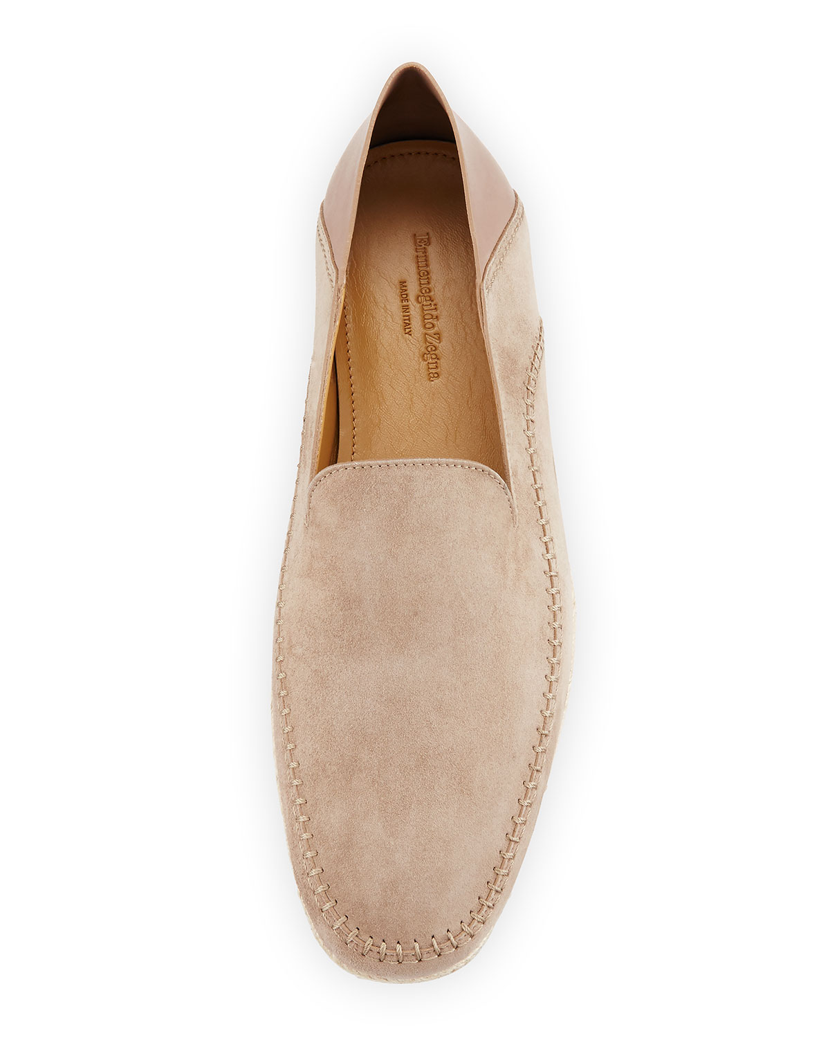 Taormina Suede Espadrille, Beige