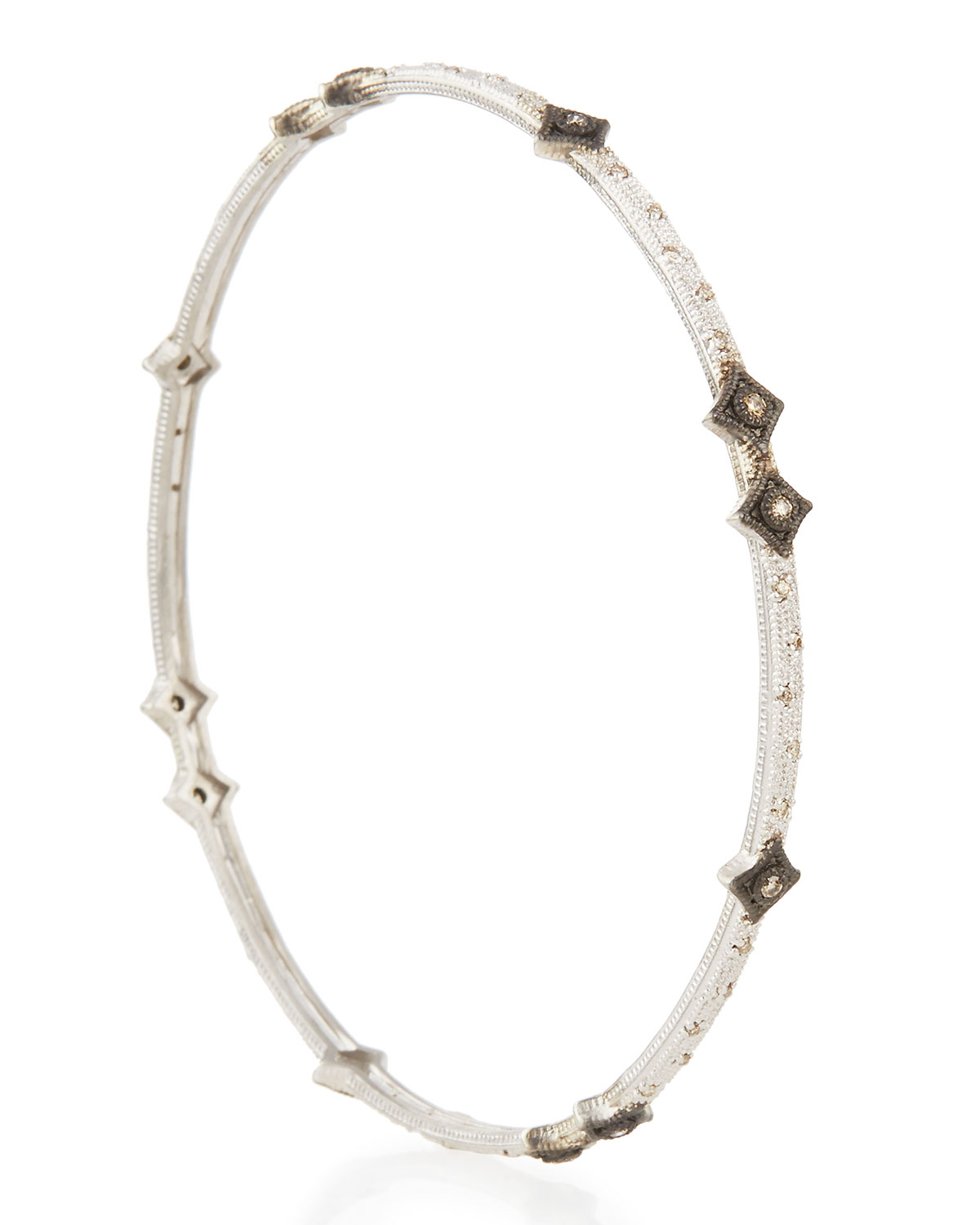 New World Midnight Scattered Crivelli Bracelet with Diamonds