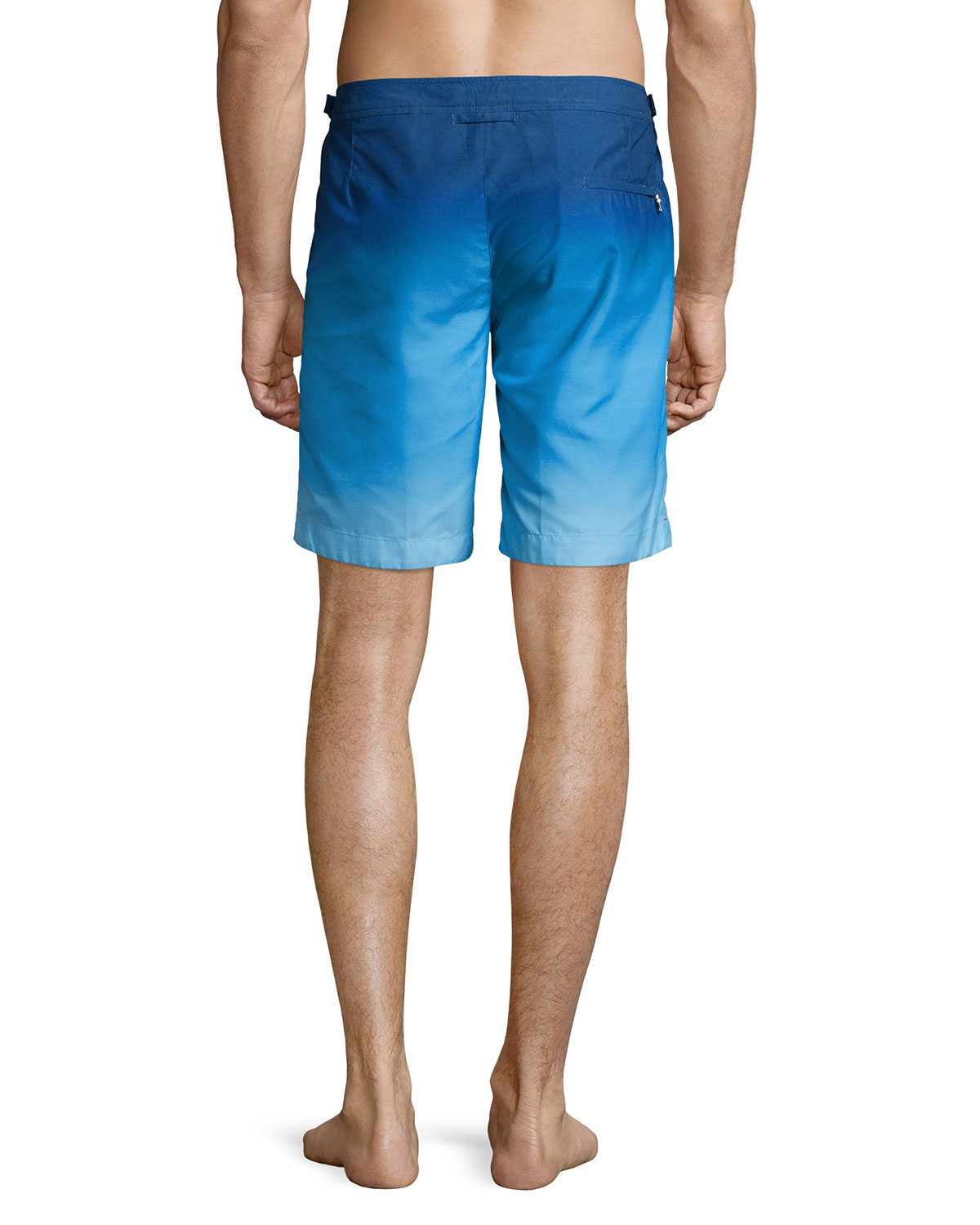 Dane Ombre Swim Trunks, Light Blue