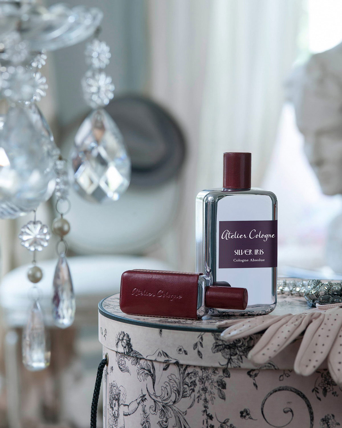 silver iris cologne absolue, 200 ml with personalized travel